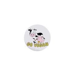 Friends Not Food - Cute Pig And Chicken 1  Mini Magnets by Valentinaart