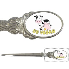 Friends Not Food - Cute Pig And Chicken Letter Openers