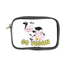 Friends Not Food - Cute Pig And Chicken Coin Purse by Valentinaart