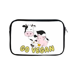 Friends Not Food - Cute Pig And Chicken Apple Macbook Pro 13  Zipper Case by Valentinaart