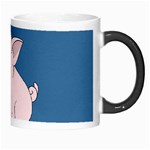 Friends Not Food - Cute Pig and Chicken Morph Mugs Right