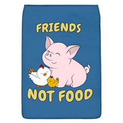 Friends Not Food - Cute Pig And Chicken Flap Covers (l)  by Valentinaart