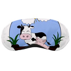 Friends Not Food - Cute Cow, Pig And Chicken Sleeping Masks