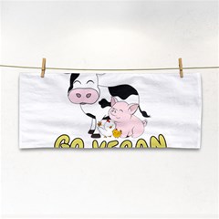 Friends Not Food - Cute Cow, Pig And Chicken Cosmetic Storage Cases by Valentinaart