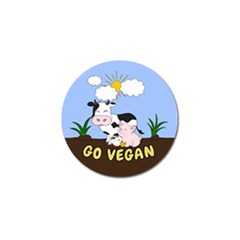 Friends Not Food - Cute Cow, Pig And Chicken Golf Ball Marker (10 Pack) by Valentinaart