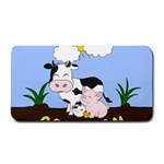 Friends Not Food - Cute Cow, Pig and Chicken Medium Bar Mats 16 x8.5  Bar Mat