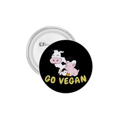 Friends Not Food - Cute Cow, Pig And Chicken 1 75  Buttons by Valentinaart