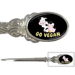 Friends Not Food - Cute Cow, Pig And Chicken Letter Openers by Valentinaart