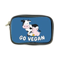 Friends Not Food - Cute Cow, Pig And Chicken Coin Purse by Valentinaart