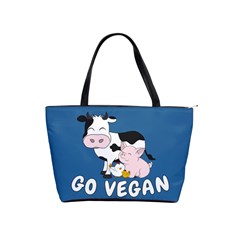 Friends Not Food - Cute Cow, Pig And Chicken Shoulder Handbags