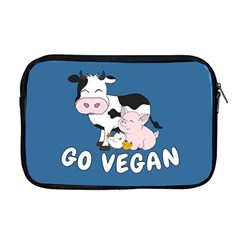 Friends Not Food - Cute Cow, Pig And Chicken Apple Macbook Pro 17  Zipper Case by Valentinaart