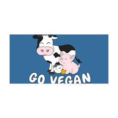 Friends Not Food - Cute Cow, Pig And Chicken Yoga Headband by Valentinaart