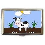 Friends Not Food - Cute Cow Cigarette Money Cases Front