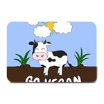 Friends Not Food - Cute Cow Plate Mats 18 x12  Plate Mat