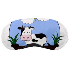 Friends Not Food - Cute Cow Sleeping Masks by Valentinaart