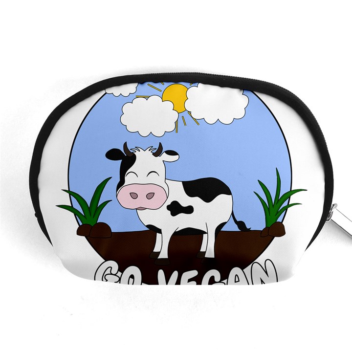 Friends Not Food - Cute Cow Accessory Pouches (Medium) 