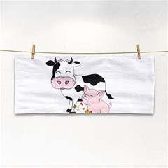 Friends Not Food - Cute Cow, Pig And Chicken Cosmetic Storage Cases by Valentinaart