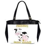 Friends Not Food - Cute Cow, Pig and Chicken Office Handbags (2 Sides)  Front