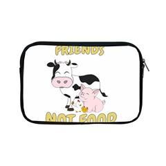 Friends Not Food - Cute Cow, Pig And Chicken Apple Ipad Mini Zipper Cases by Valentinaart