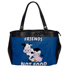 Friends Not Food - Cute Cow, Pig and Chicken Office Handbags