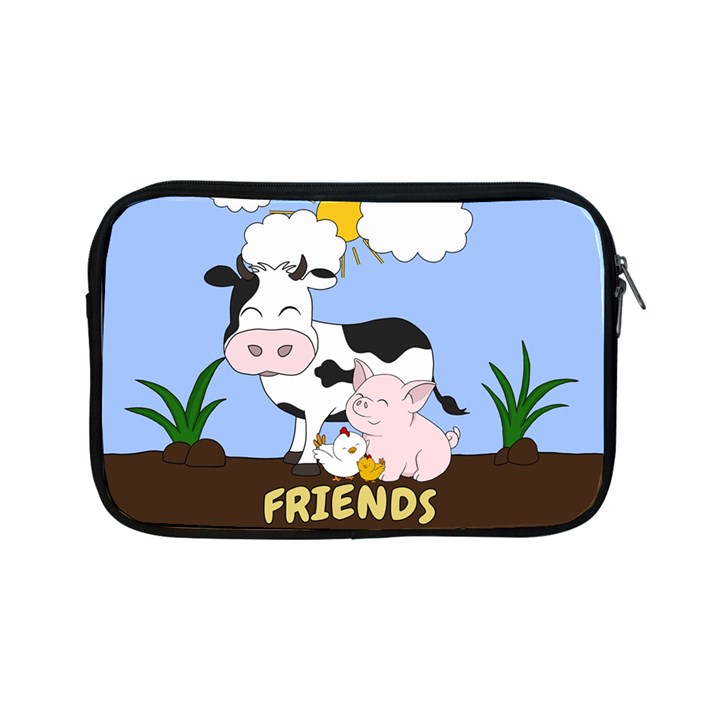 Friends Not Food - Cute Cow, Pig and Chicken Apple iPad Mini Zipper Cases