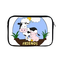 Friends Not Food - Cute Cow, Pig And Chicken Apple Ipad Mini Zipper Cases by Valentinaart