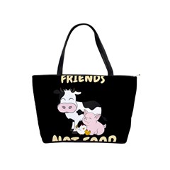 Friends Not Food - Cute Cow, Pig And Chicken Shoulder Handbags