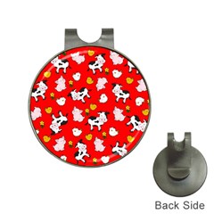 The Farm Pattern Hat Clips with Golf Markers