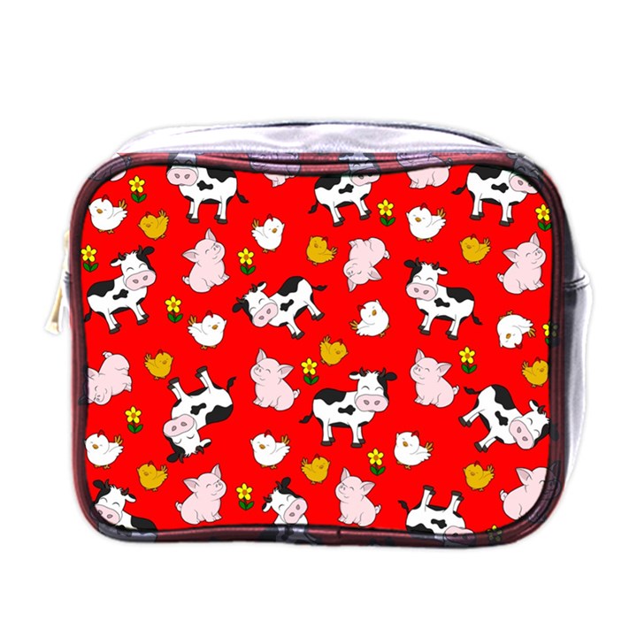 The Farm Pattern Mini Toiletries Bags