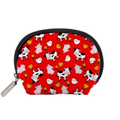 The Farm Pattern Accessory Pouches (small)  by Valentinaart