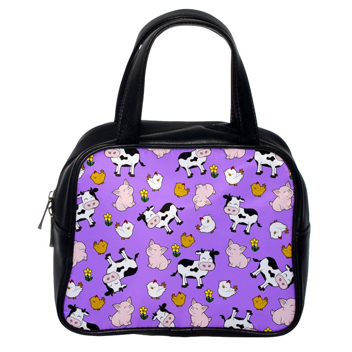 The Farm Pattern Classic Handbags (One Side)