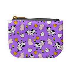 The Farm Pattern Mini Coin Purses by Valentinaart