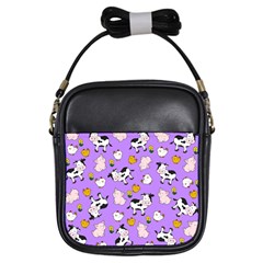 The Farm Pattern Girls Sling Bags by Valentinaart