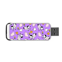 The Farm Pattern Portable Usb Flash (one Side) by Valentinaart