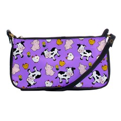 The Farm Pattern Shoulder Clutch Bags by Valentinaart