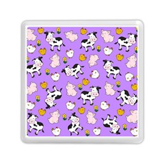 The Farm Pattern Memory Card Reader (square)  by Valentinaart