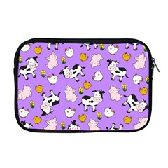 The Farm Pattern Apple Macbook Pro 17  Zipper Case by Valentinaart