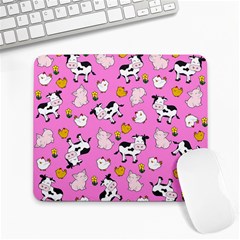 The Farm Pattern Large Mousepads by Valentinaart