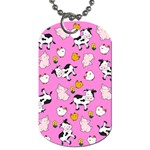 The Farm Pattern Dog Tag (One Side) Front