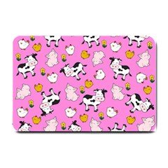 The Farm Pattern Small Doormat  by Valentinaart