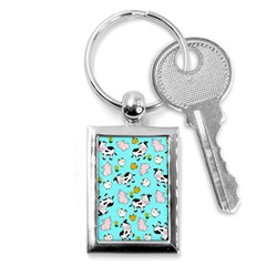 The Farm Pattern Key Chains (rectangle)  by Valentinaart