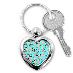 The Farm Pattern Key Chains (Heart) 