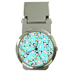 The Farm Pattern Money Clip Watches