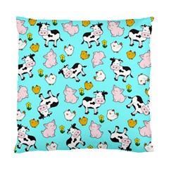 The Farm Pattern Standard Cushion Case (One Side)