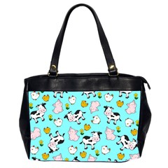 The Farm Pattern Office Handbags (2 Sides) 