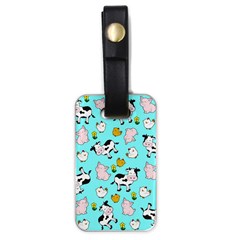 The Farm Pattern Luggage Tags (One Side) 