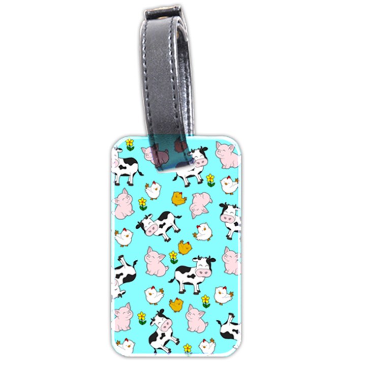 The Farm Pattern Luggage Tags (Two Sides)