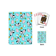 The Farm Pattern Playing Cards (mini)  by Valentinaart