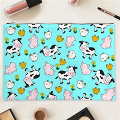 The Farm Pattern Cosmetic Bag (XXL) 