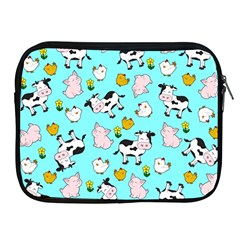 The Farm Pattern Apple Ipad 2/3/4 Zipper Cases by Valentinaart